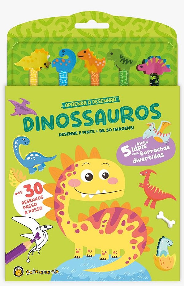 Livro Aprenda a Desenhar - Dinossauros (Volume 1)