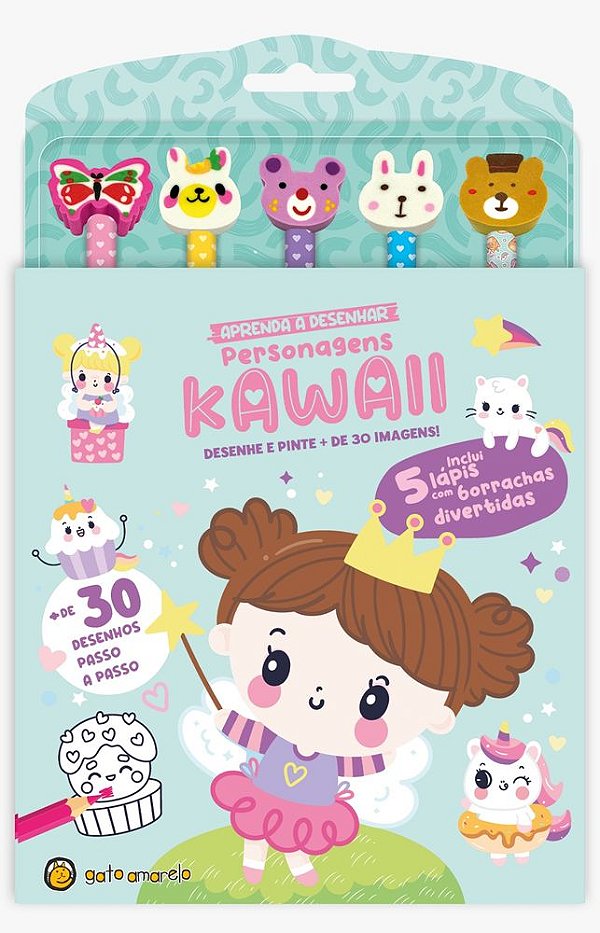 Livro Aprenda a Desenhar - Kawaii