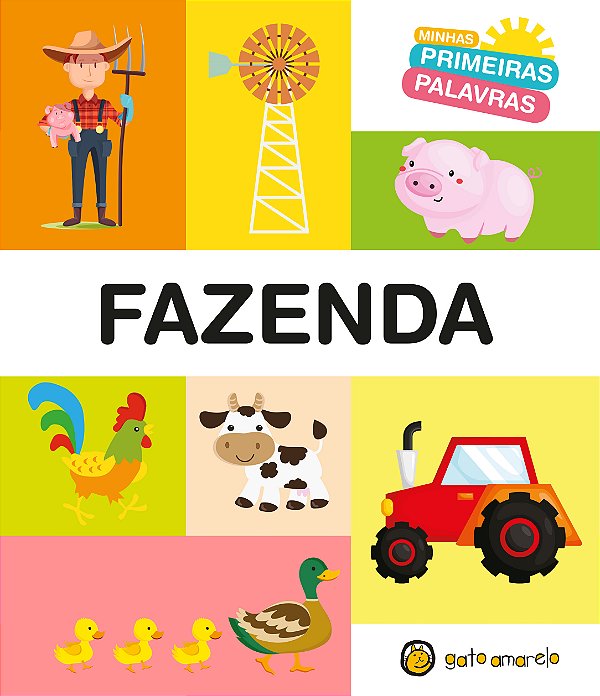 Livro Minhas primeiras palavras - fazenda