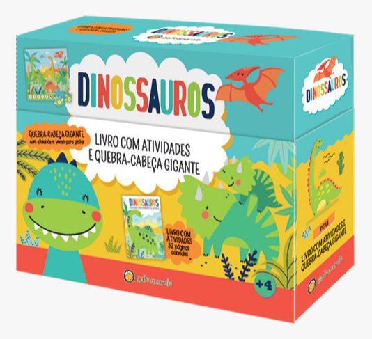 Livro Diversão Surpresa - Dinossauros (Volume 1)