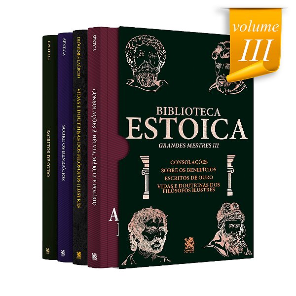 Livro Biblioteca Estoica Grandes Mestres Volume 03 - Box ...
