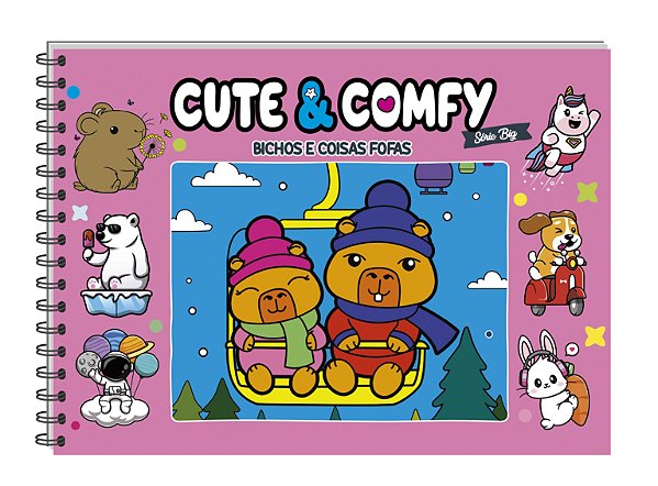 Livro Cute & Comfy Série Big - Bichos E Coisas Fofas