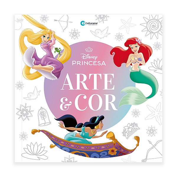 Livro Arte E Cor - Princesas