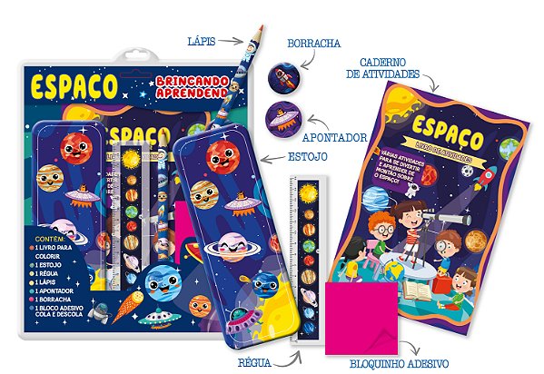 Livro Diversão na escola - Espaço