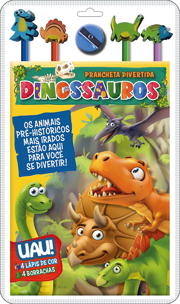 Livro Prancheta divertida - Dinossauros