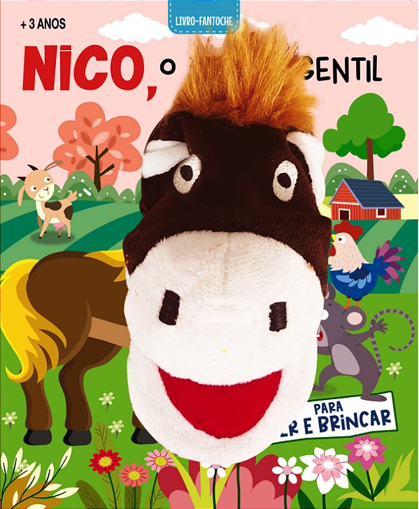 Livro Livro fantoche - Nico, o cavalo gentil