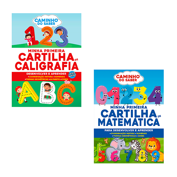 Livro Coleção caminhos do saber - Kit com 2 cartilhas
