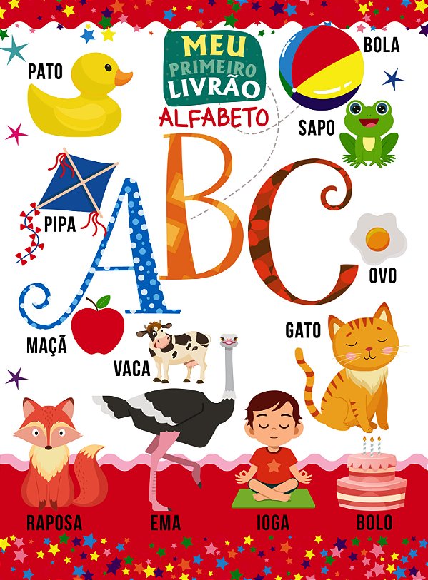 Livro Meu primeiro livrão - Alfabeto
