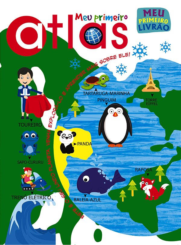 Livro Meu primeiro livrão - Meu primeiro atlas