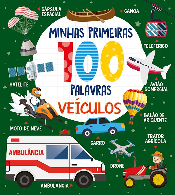 Livro Coleção Minhas primeiras 100 palavras - veículos