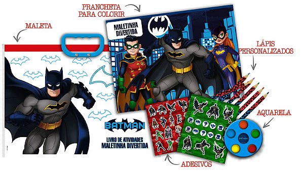 Livro Batman Maleta Divertida