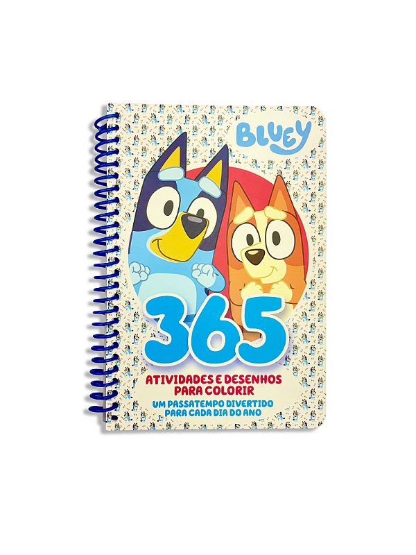 Livro Bluey - 365 Atividades e Desenhos para Colorir