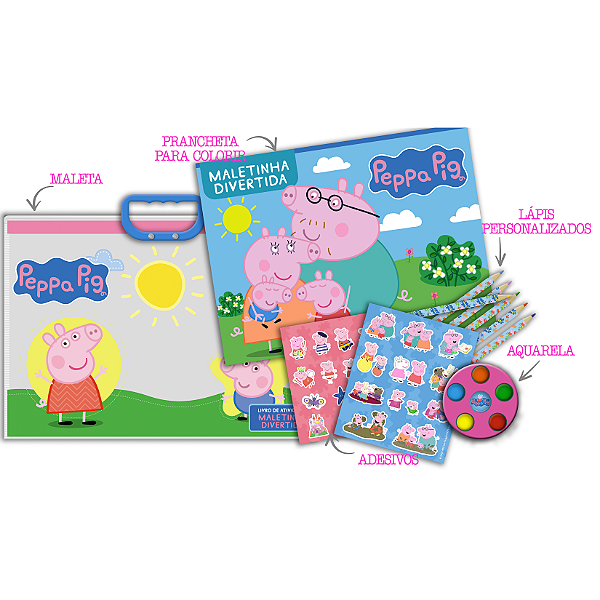 Livro Peppa Pig Maletinha Divertida