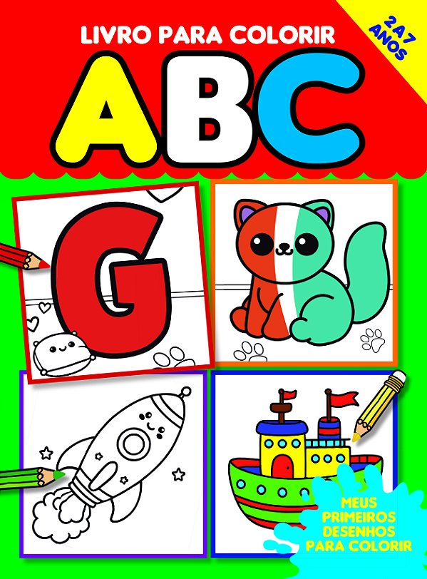 Livro Livro para Colorir ABC
