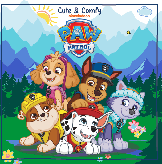 Livro Patrulha canina cute & comfy - livro de colorir para cria...