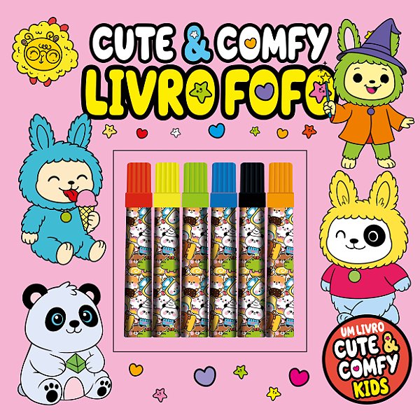 Livro Cute & Comfy Kids - Livro Fofo