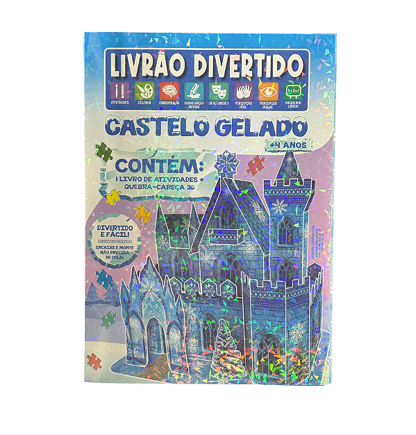 Livro Livrão divertido - castelo gelado