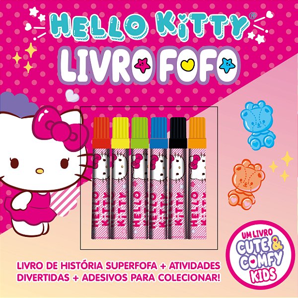 Livro Hello Kitty - Cute & Comfy Kids - Livro Fofo