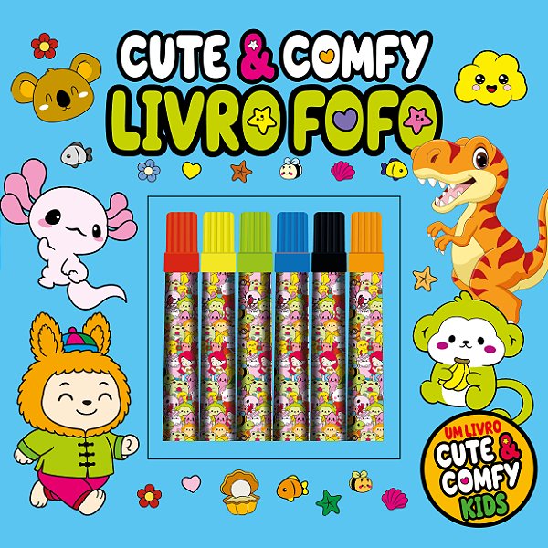 Livro Cute & Comfy Kids - Livro Fofo