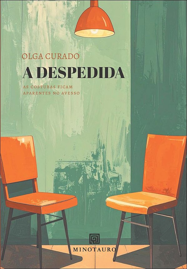 Livro A despedida: as costuras ficam aparentes no avesso