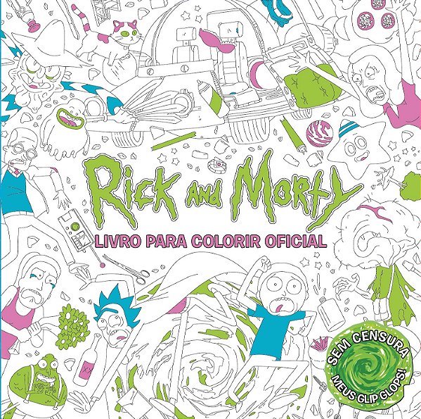 Livro Rick and Morty - Livro para colorir oficial