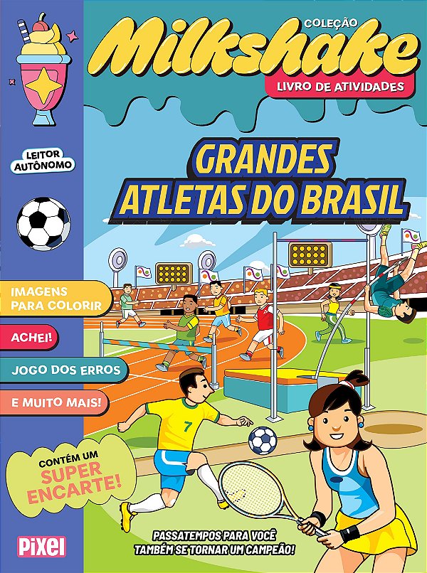 Livro Coleção Milkshake - Grandes atletas do Brasil: Pass...