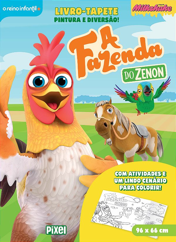 Livro A Fazenda do Zenon: Pintura e diversão! - Livro-tap...