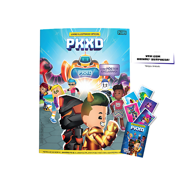 Livro Kit Livro ilustrado oficial PK XD + 10 envelopes + ...