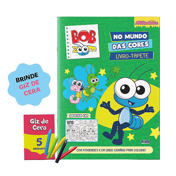 Livro Livro-tapete Bob Zoom - No mundo das cores: Com ati...