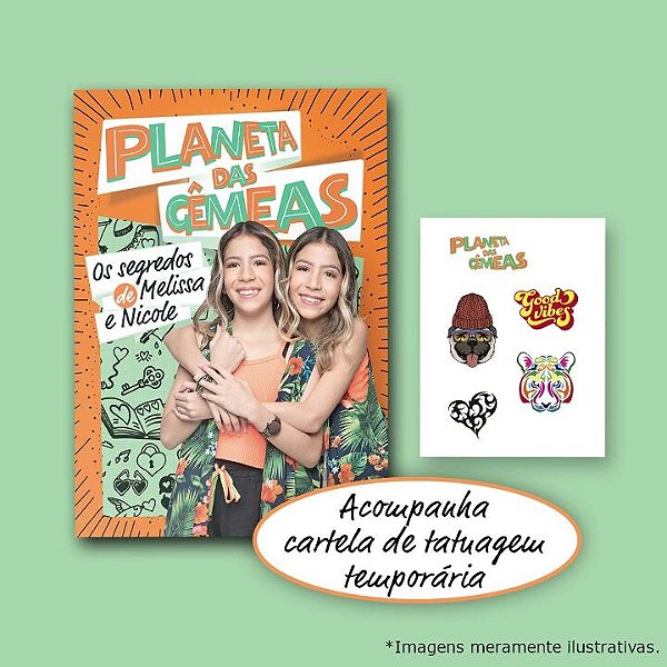 Livro Planeta Das Gêmeas: Os Segredos De Melissa E Nicole...