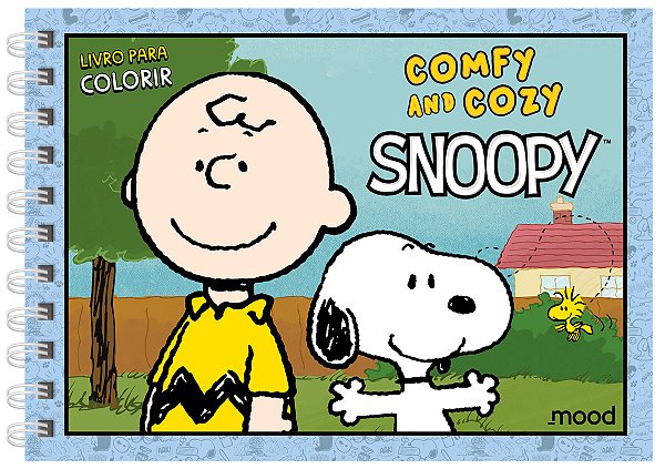 Livro Snoopy - Comfy and Cozy - Livro de colorir