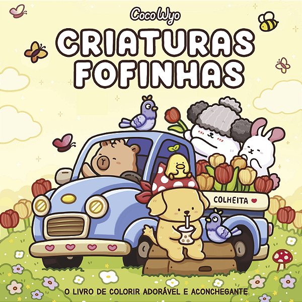 Livro Criaturas Fofinhas (Cozy Cuties) – Livro De Colorir...