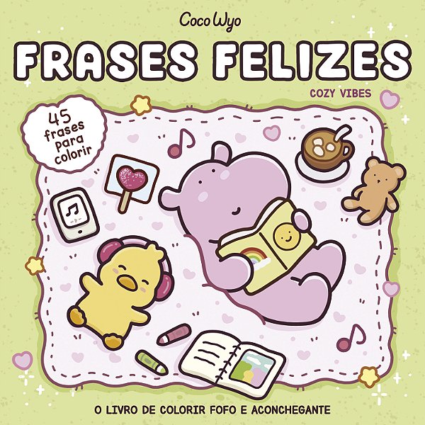 Livro Frases Felizes Cozy Vibes