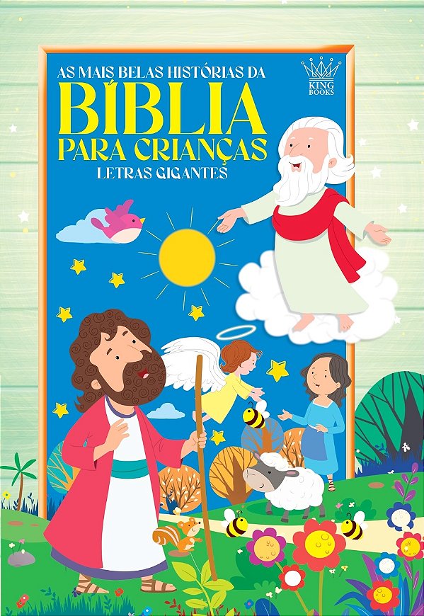 Livro Bíblia Infantil Letras Grandes - As Mais Belas Histórias ...