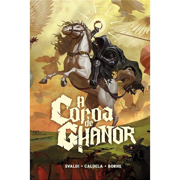 Livro A coroa de Ghanor (capa dura)