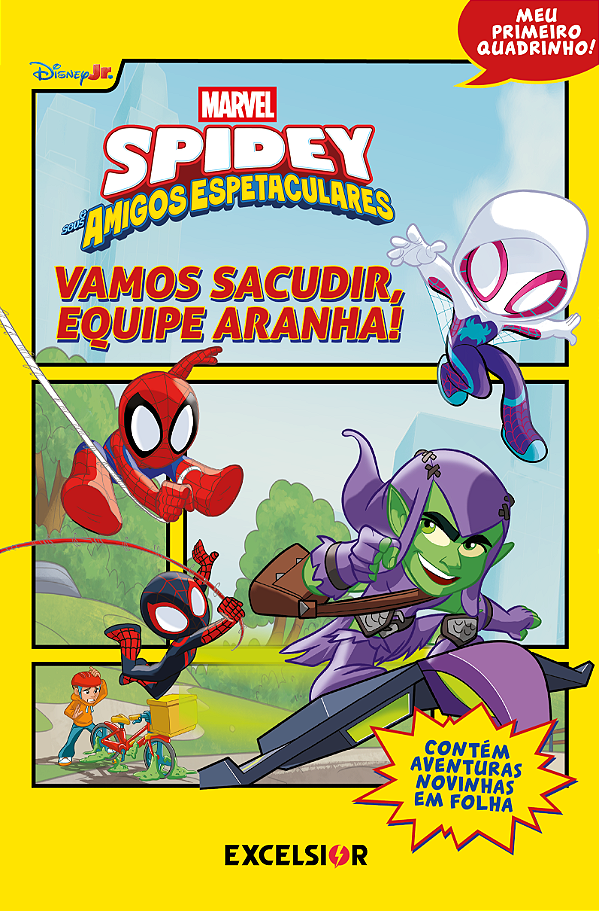 Livro Spidey e seus amigos espetaculares – Vamos sacudir, Equip...