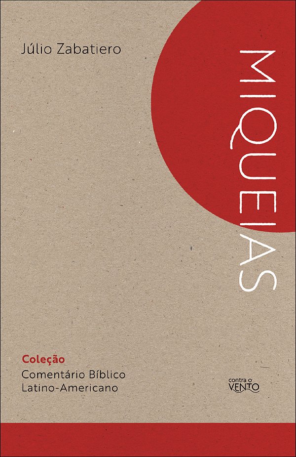 Livro Comentário bíblico latino-americano: livro de Mique...
