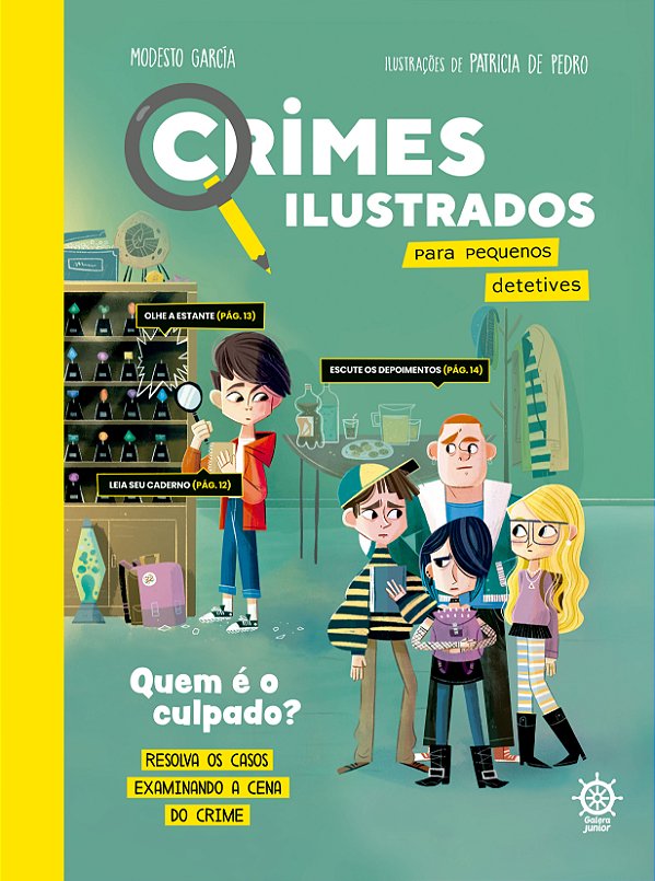 Livro Crimes ilustrados para pequenos detetives