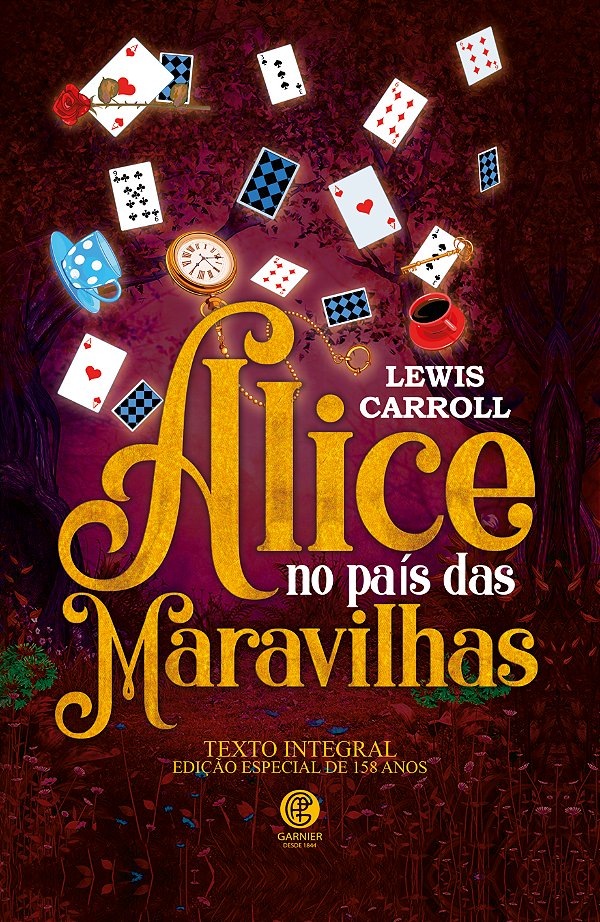 Livro Alice no País das Maravilhas - Edição luxo