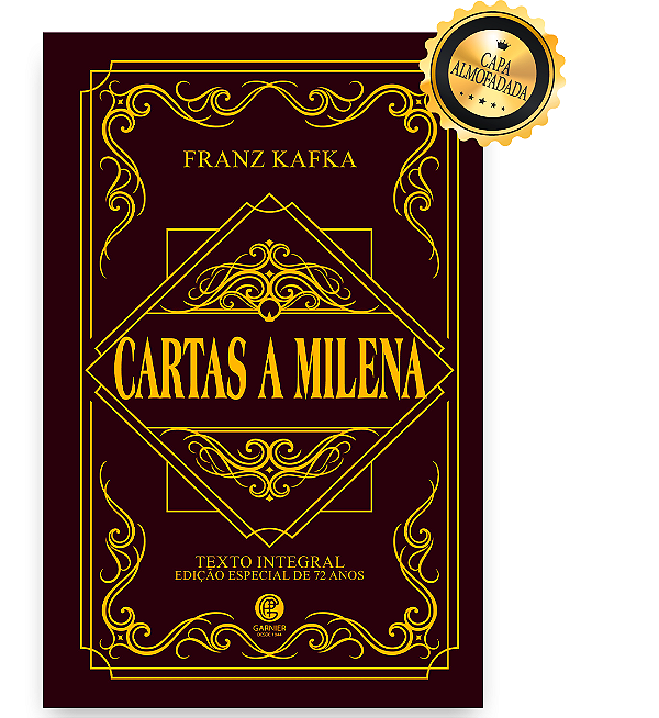 Livro Cartas a Milena - Edição de luxo almofadada