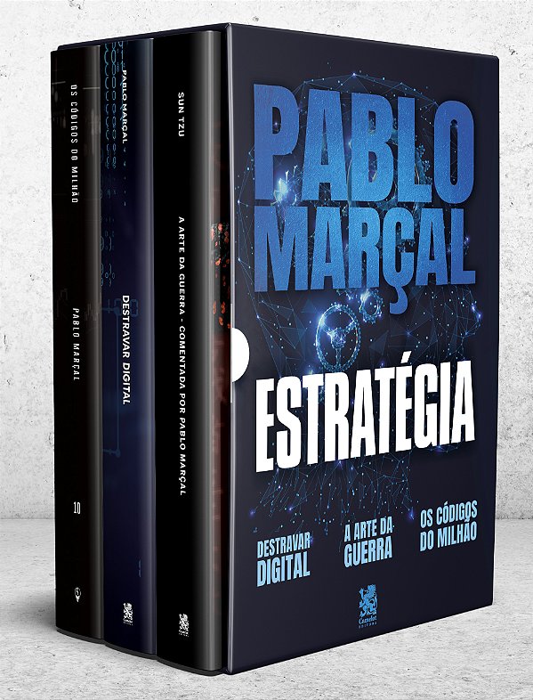 Livro Coleção Estratégia Pablo Marçal - Box com 3 livros