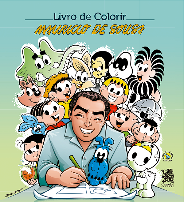 Livro Mauricio de Sousa - Livro de colorir
