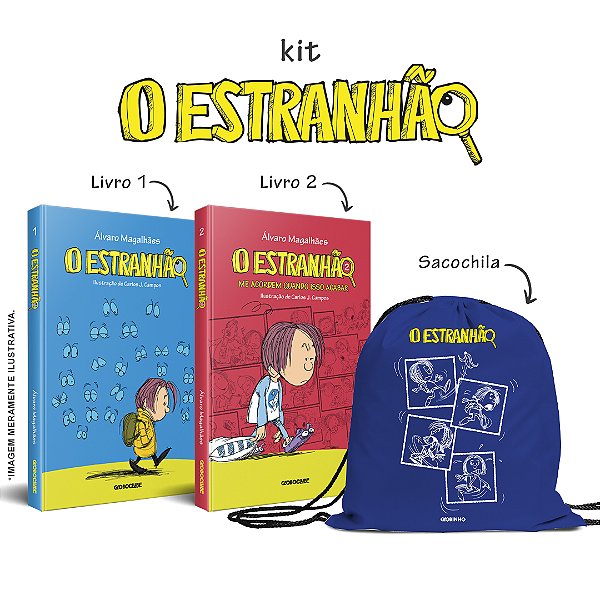 Livro Kit Estranhão (Vol. 1 E Vol. 2) + Brinde