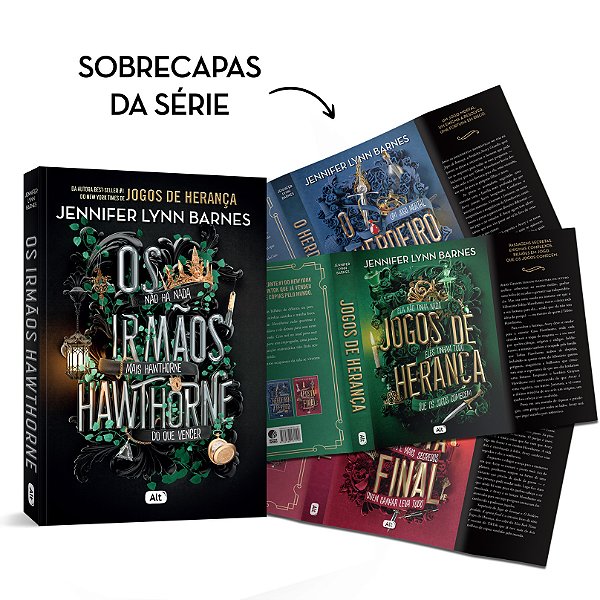 Livro Os Irmãos Hawthorne + Brindes (Sobrecapas Da Série)