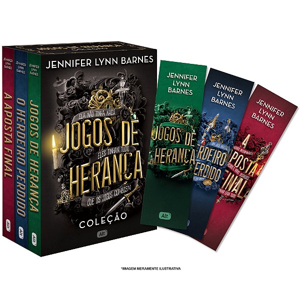 Livro Box - Jogos De Herança + Brindes (Marcadores)