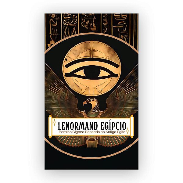 Livro Lenormand Egípcio: Baralho cigano baseado no antigo Egito...