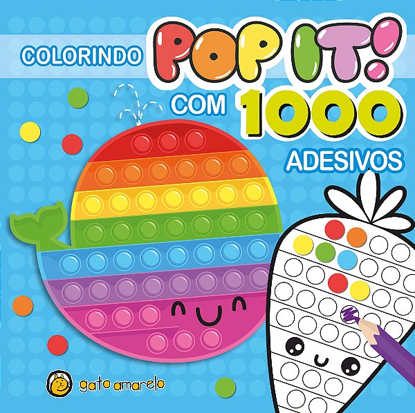 Livro Colorindo Pop It: Baleia