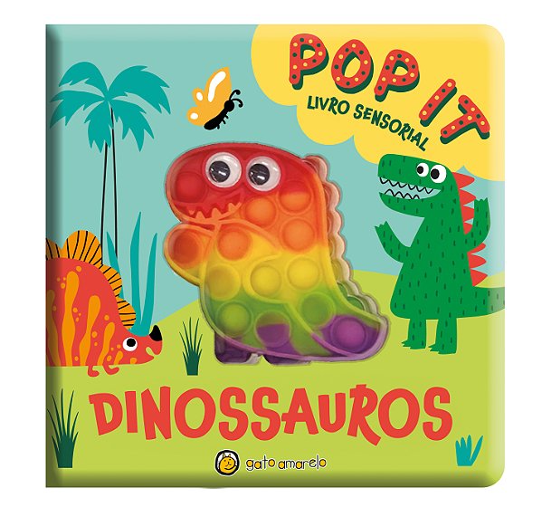 Livro Pop It: Dinossauros