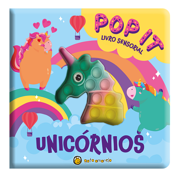 Livro Pop It: Unicornio