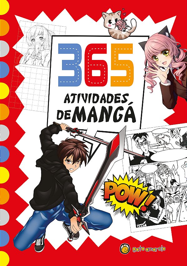 Livro 365 Atividades De Mangá